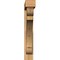 Ekena Millwork Olympic Block Rough Sawn Bracket w/ Offset Brace, Western Red Cedar, 6"W x 38"D x 38"H BKT0604X38X38OLY05RWR - alternate 3